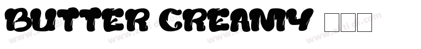 Butter Creamy字体转换